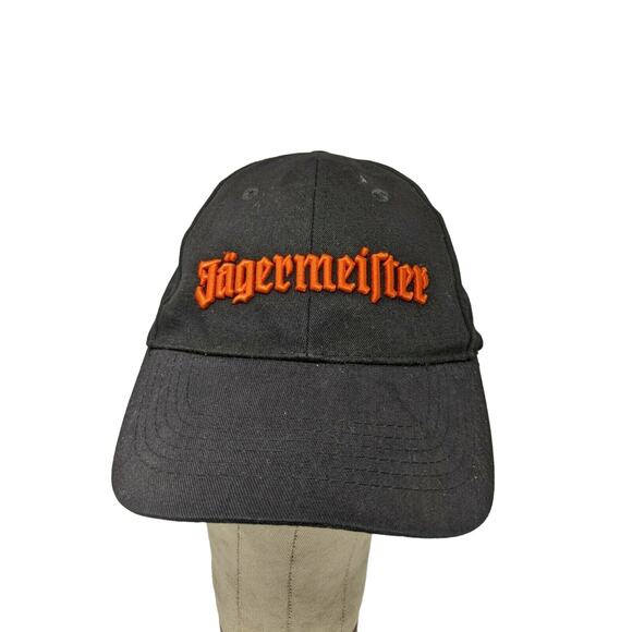 Jagermeister Slideback Hat Cap 3D Embroidered Spell Out Front & Embroidered Logo - Picture 1 of 12